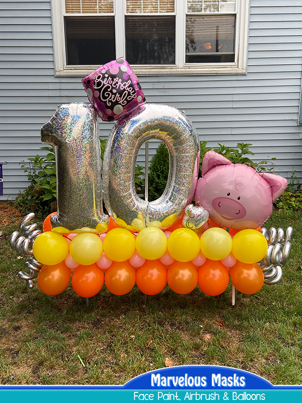 Little Piggy Balloon Marquee