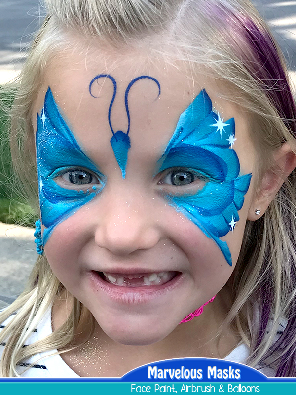 Butterfly Face Painting