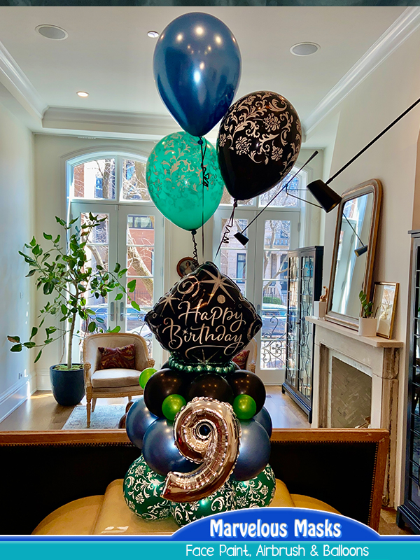 Filigree Helium Centerpiece Balloon