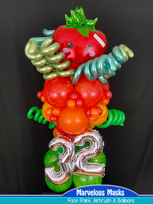 Tomato Theme Centerpiece Balloon