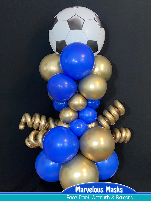 Soccer Theme Centerpiece Balloon