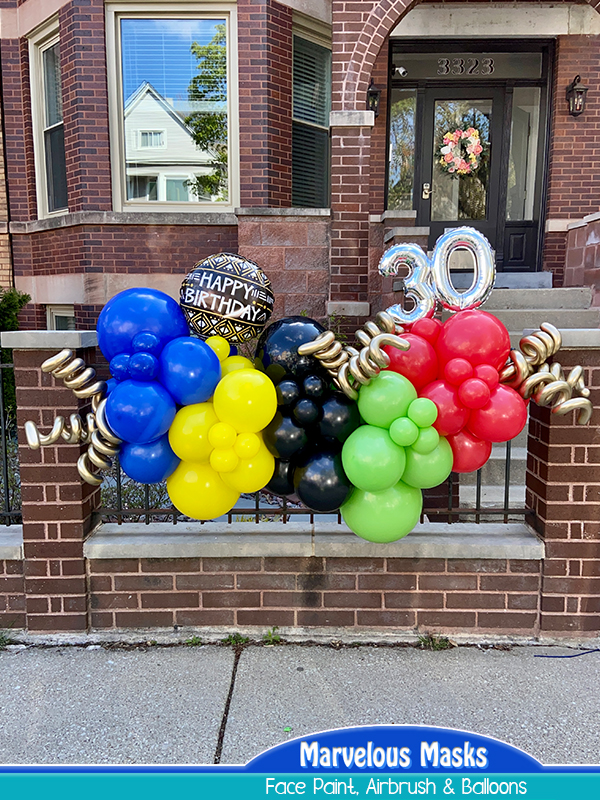 Olympic Theme Garland Balloon