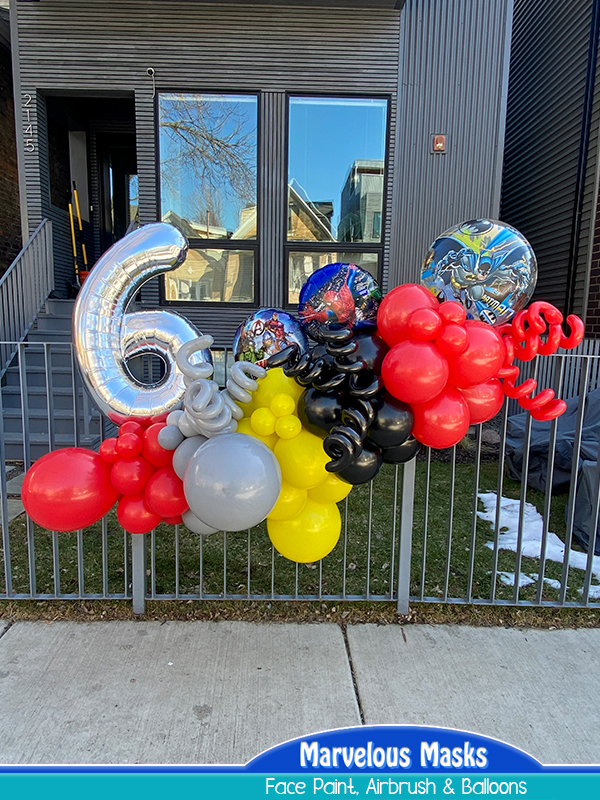 Super Hero Garland Balloon