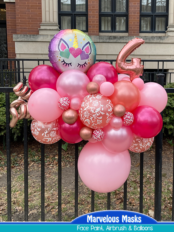 Unicorn Garland Pop Balloon