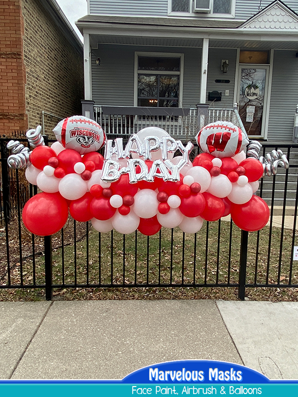 Wisconsin Garland Balloon