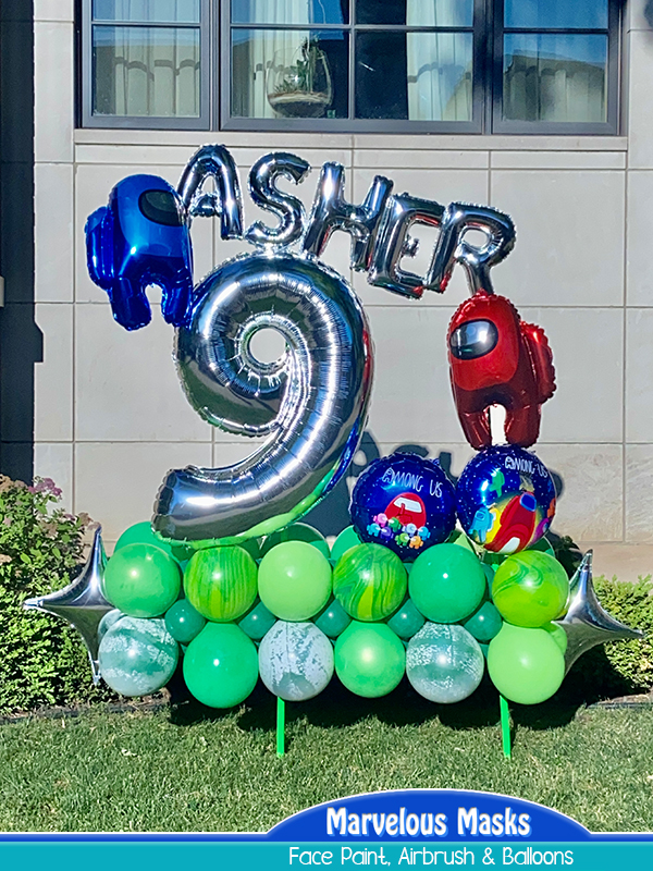 Among Us Balloon Marquee