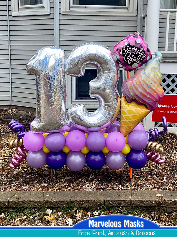 Ice Cream Balloon Marquee