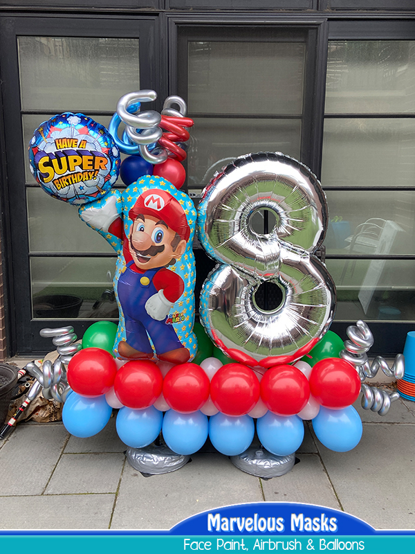 Mario Balloon Marquee