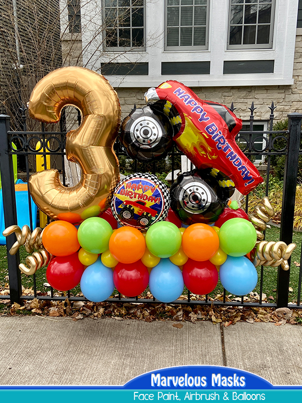 Monster Truck Balloon Marquee