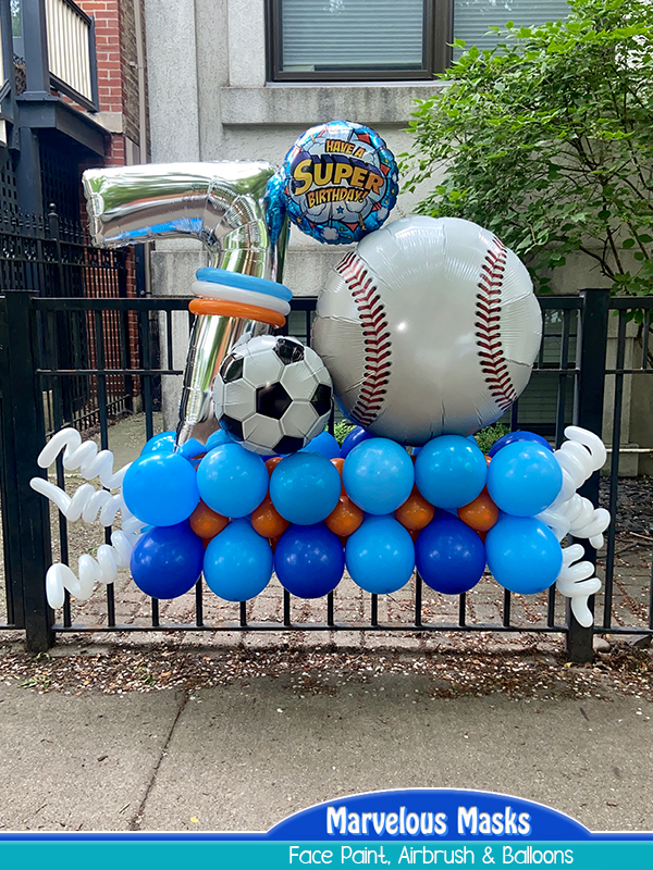 Sports Theme Balloon Marquee