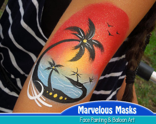 Marvelous Masks Face and Body Art. Book us for your next holiday event!