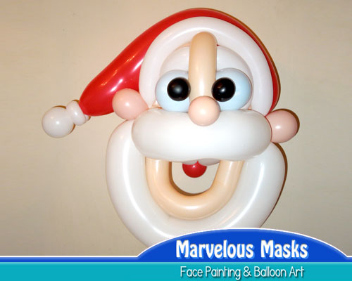 Santa Claus Mask Balloon