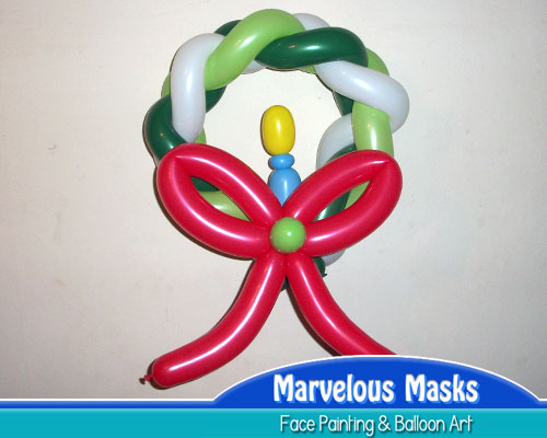 Christmas Wreath Balloon