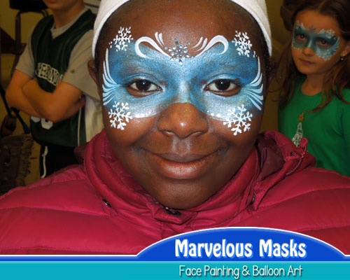 Winter Mask Face Painting