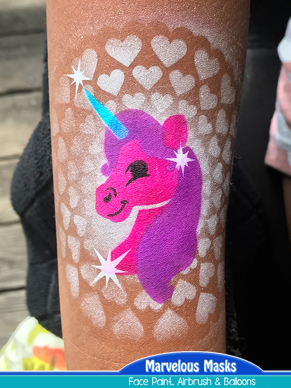 Unicorn Airbrush Tattoo