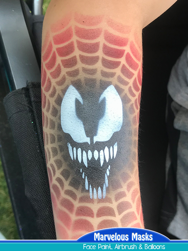 Venom Airbrush Tattoo