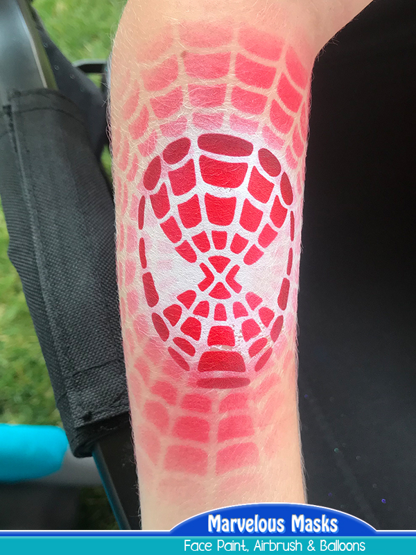 Spiderman Airbrush Tattoo