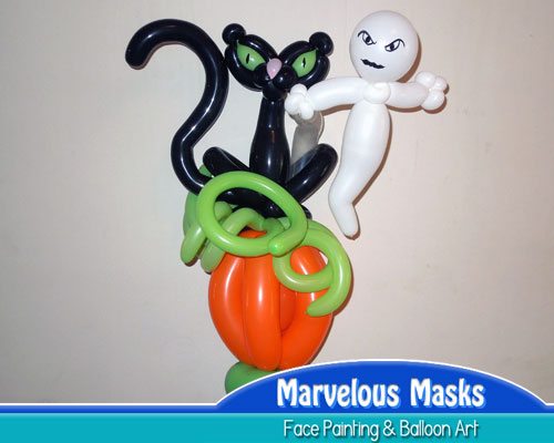 Halloween Balloon Centerpiece