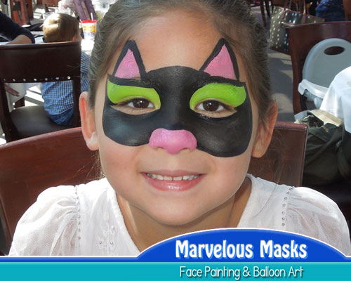 Cat MaskHalloween Face Painting