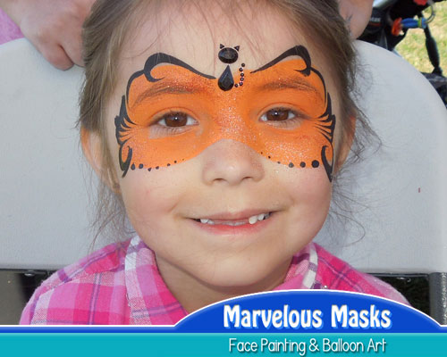 Pumpkin MaskHalloween Face Painting