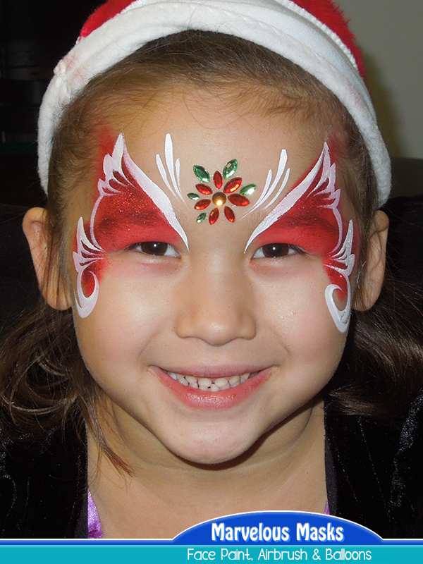 Christmas Fairy Face Painting