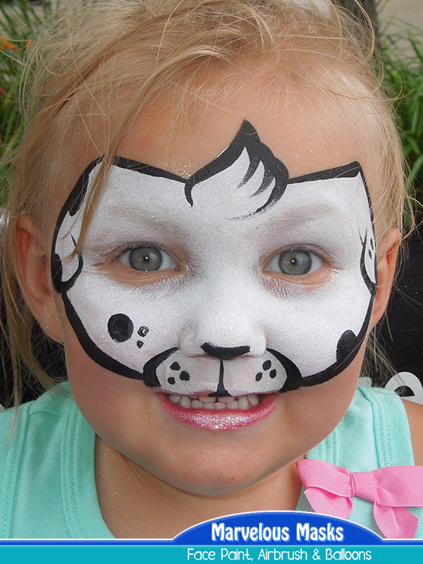 Dalmation Face Painting