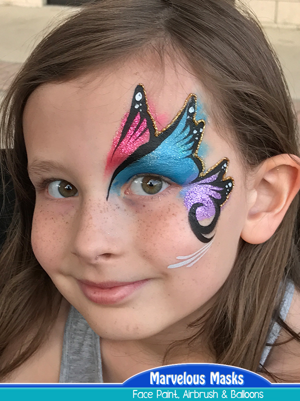 Gliter Wing Face Paint