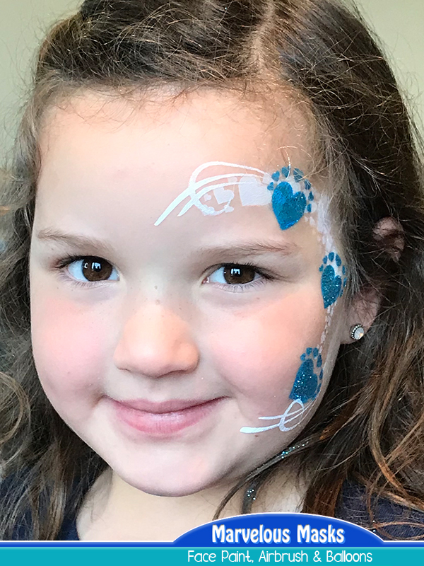 Heart Wrap Face Paint